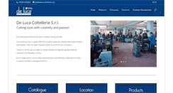 Desktop Screenshot of deluca-coltellerie.com